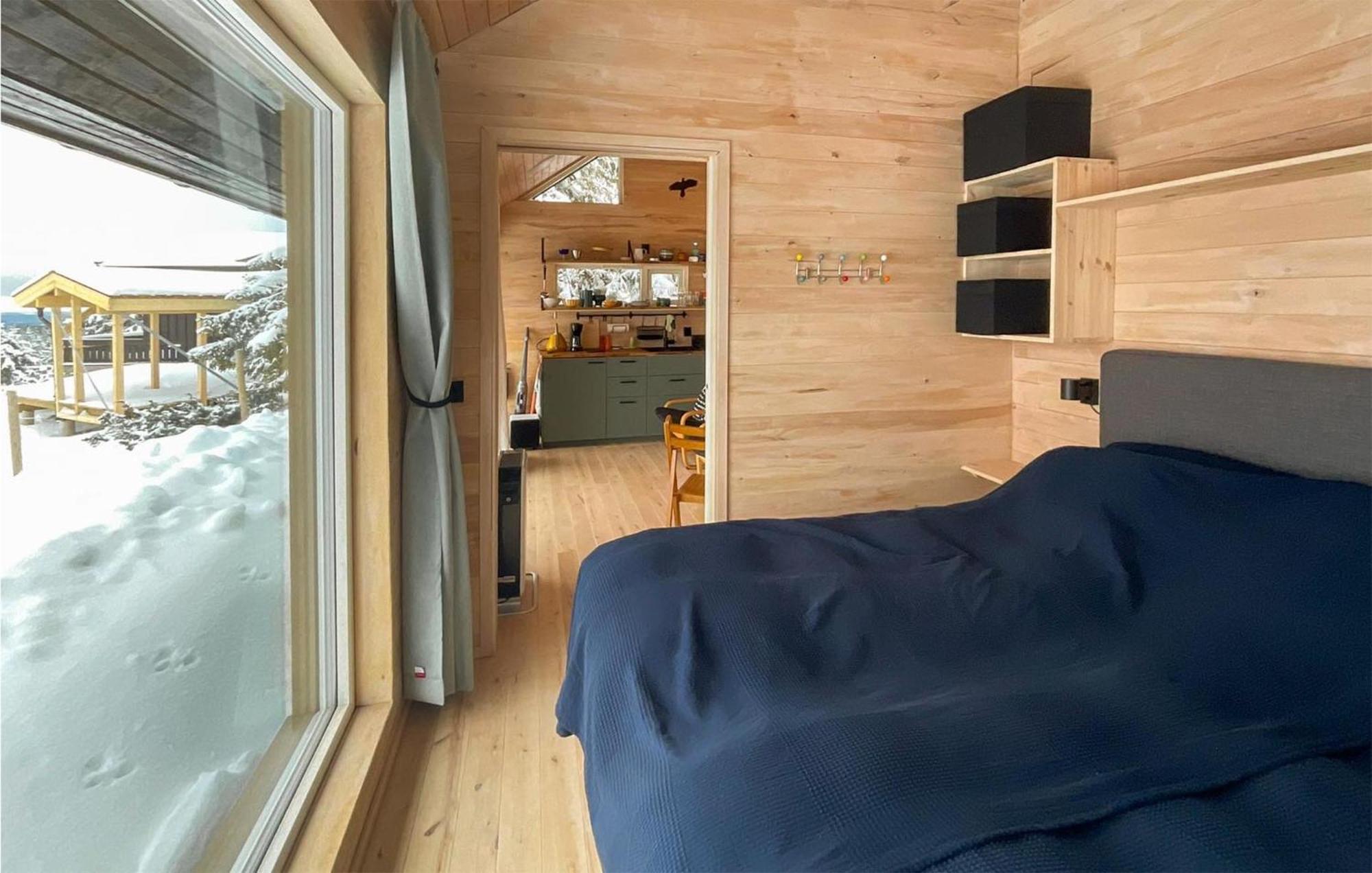 Amazing Home In Sjusjoen With Kitchen Exterior photo