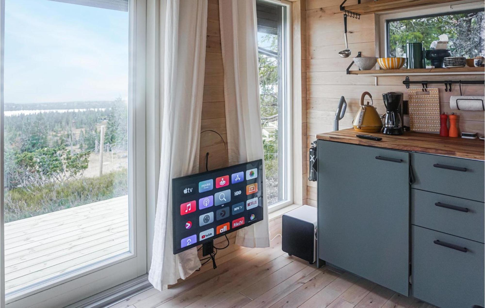 Amazing Home In Sjusjoen With Kitchen Exterior photo