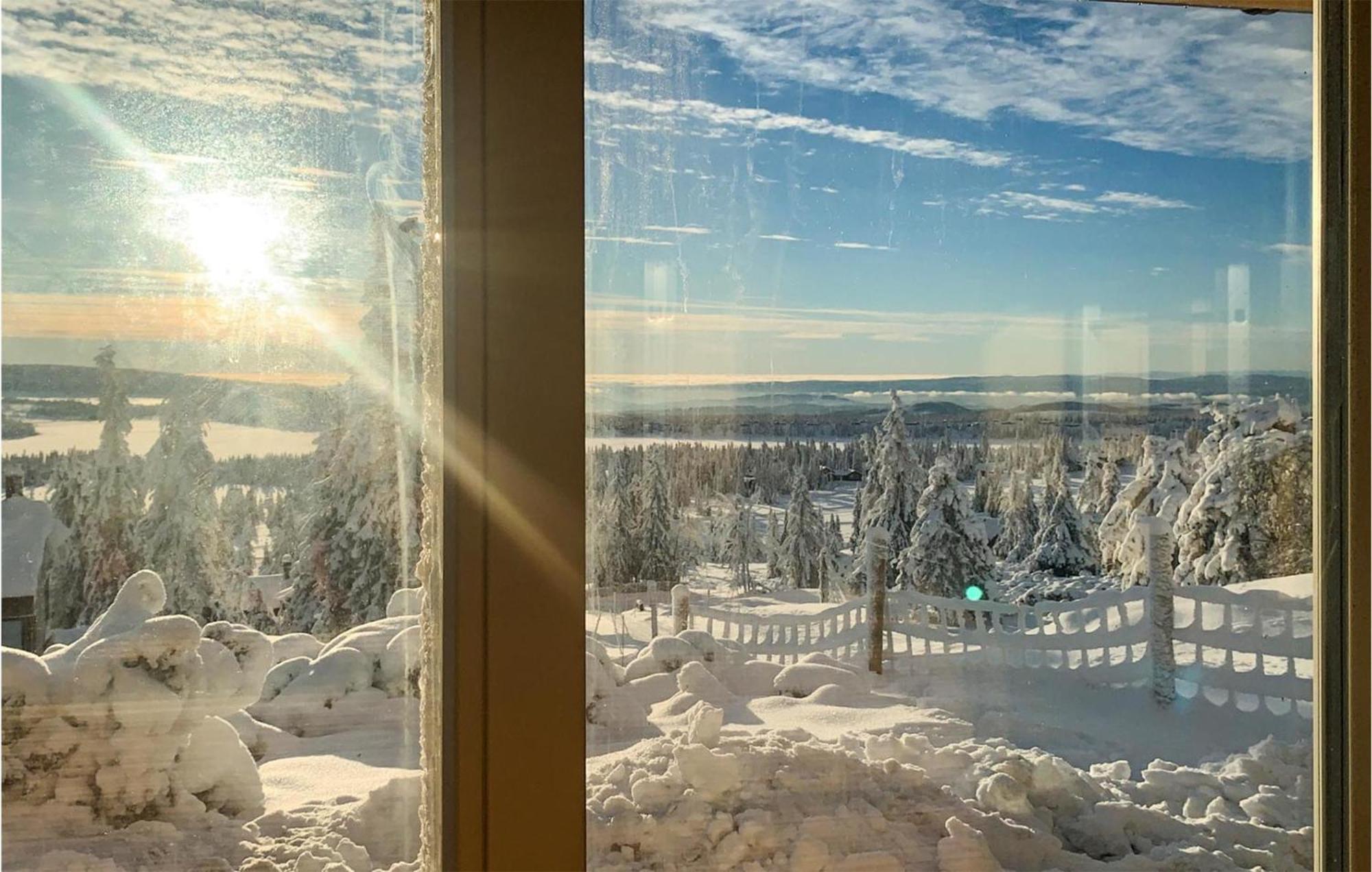 Amazing Home In Sjusjoen With Kitchen Exterior photo