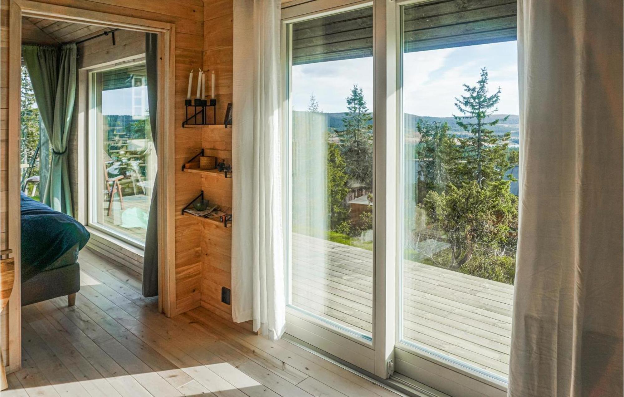 Amazing Home In Sjusjoen With Kitchen Exterior photo